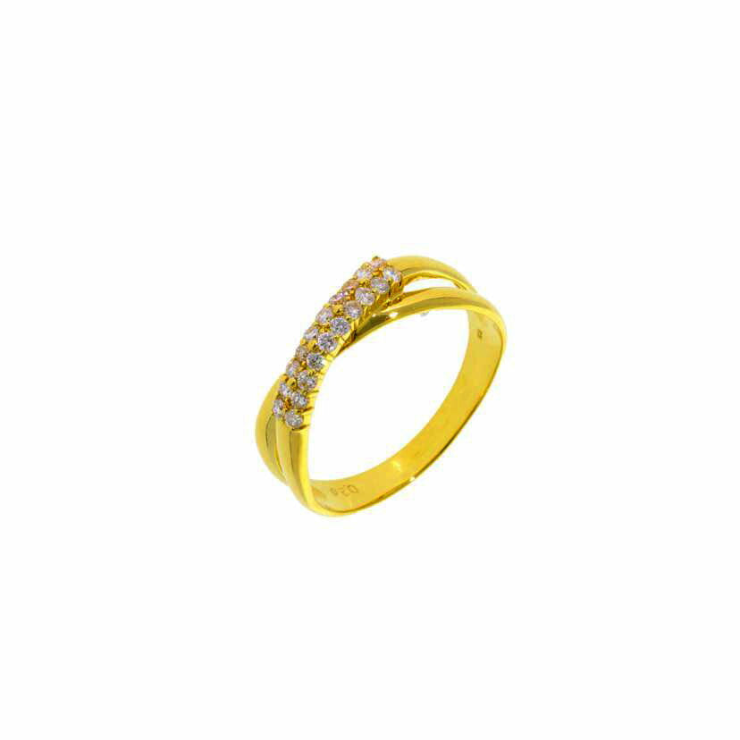 / K18ダイヤリング 0.23ct//Aランク/75