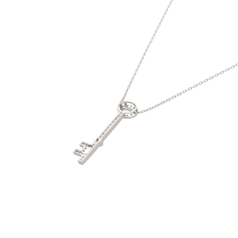 / K18WGピンクダイヤネックレス 0.31ct//Aランク/75