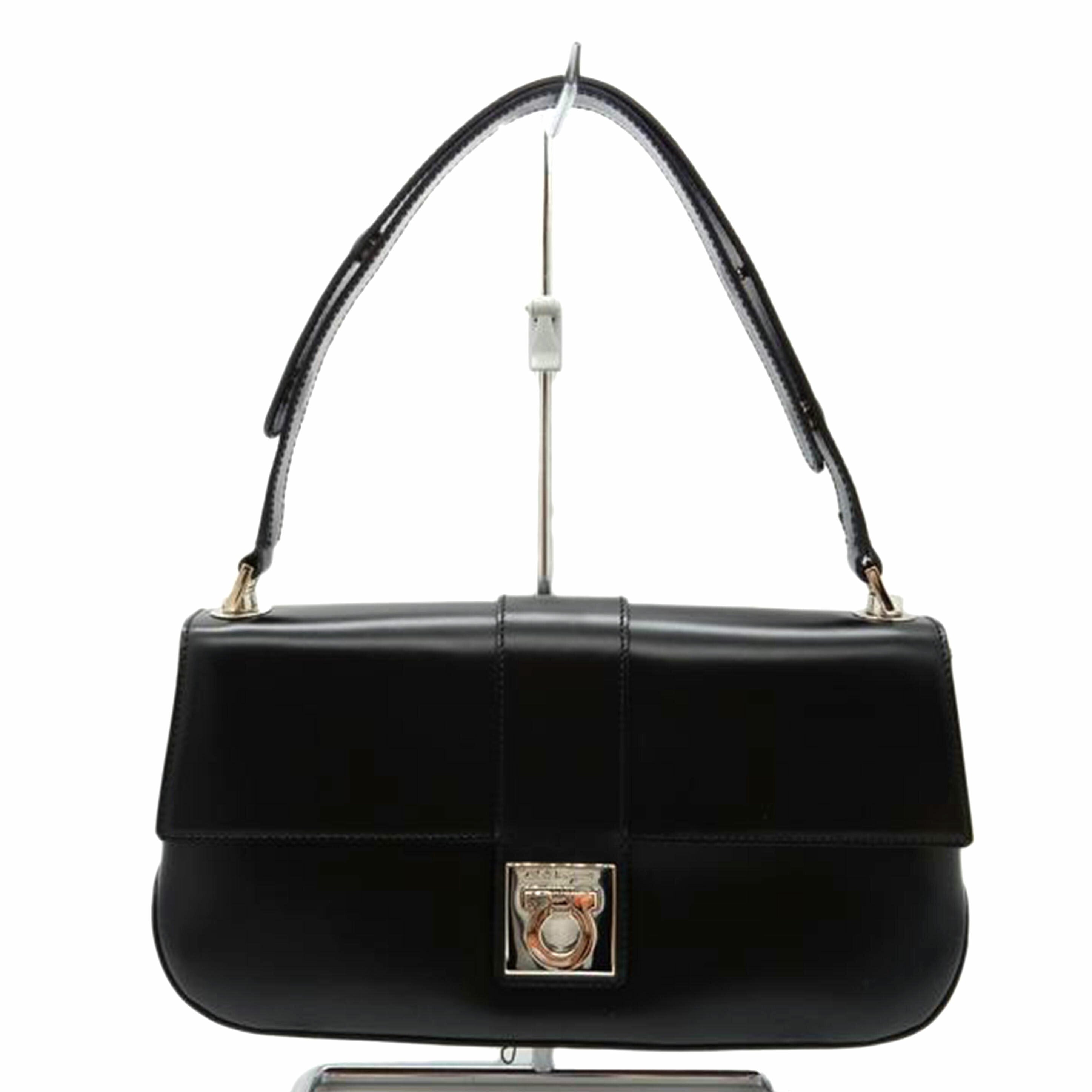 S.Ferragamo サルバトーレフェラガモ/ガンチーニ/ワンショルダーバッグ/パーティバッグ/ブラック/AB21 1780//ABランク/02