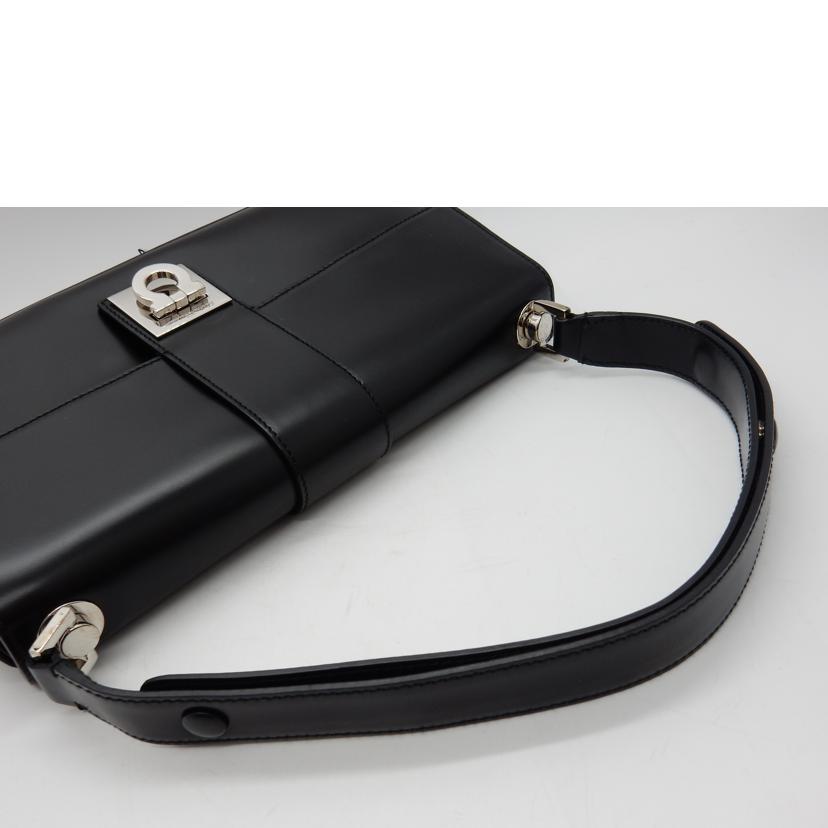 S.Ferragamo サルバトーレフェラガモ/ガンチーニ/ワンショルダーバッグ/パーティバッグ/ブラック/AB21 1780//ABランク/02