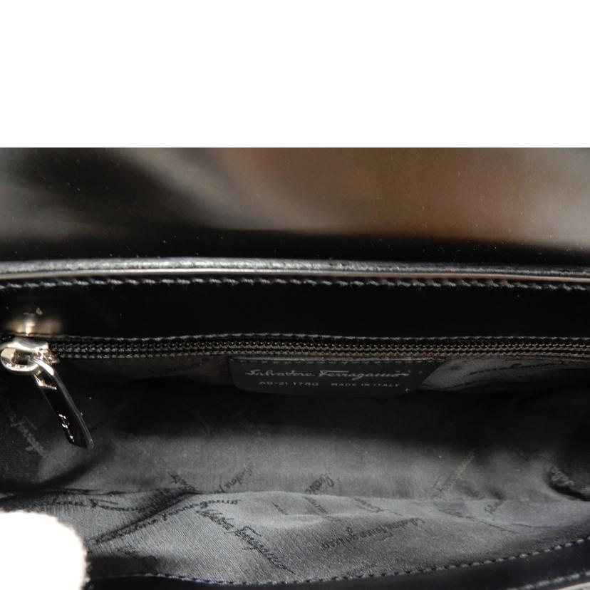 S.Ferragamo サルバトーレフェラガモ/ガンチーニ/ワンショルダーバッグ/パーティバッグ/ブラック/AB21 1780//ABランク/02