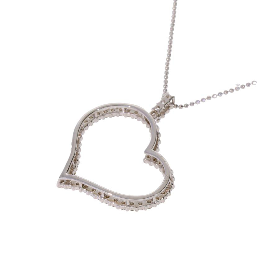 / K18WGダイヤネックレス 0.71ct//Aランク/75