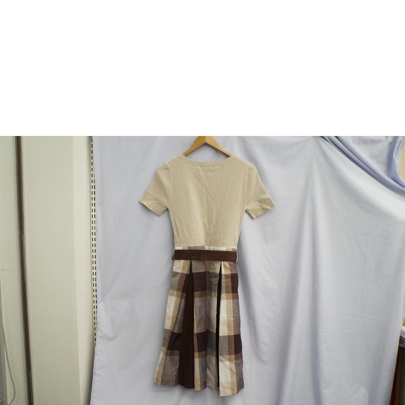 BLUELABELCRESTBRIDGE ブルーレーベルクレストブリッジ/ワンピース BEG/チェック//SAランク/07