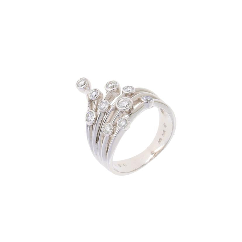 / K18WGダイヤリング 0.57ct//Aランク/75