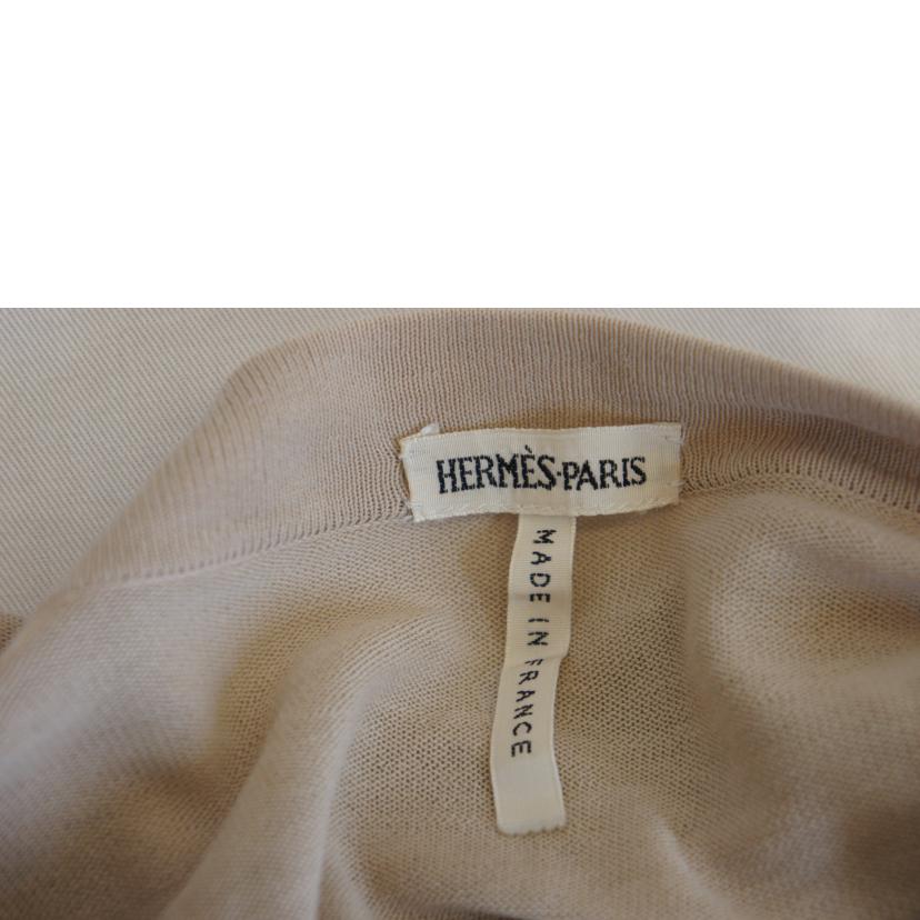 HERMES エルメス/フランス製コットンカーディガン//ABランク/92
