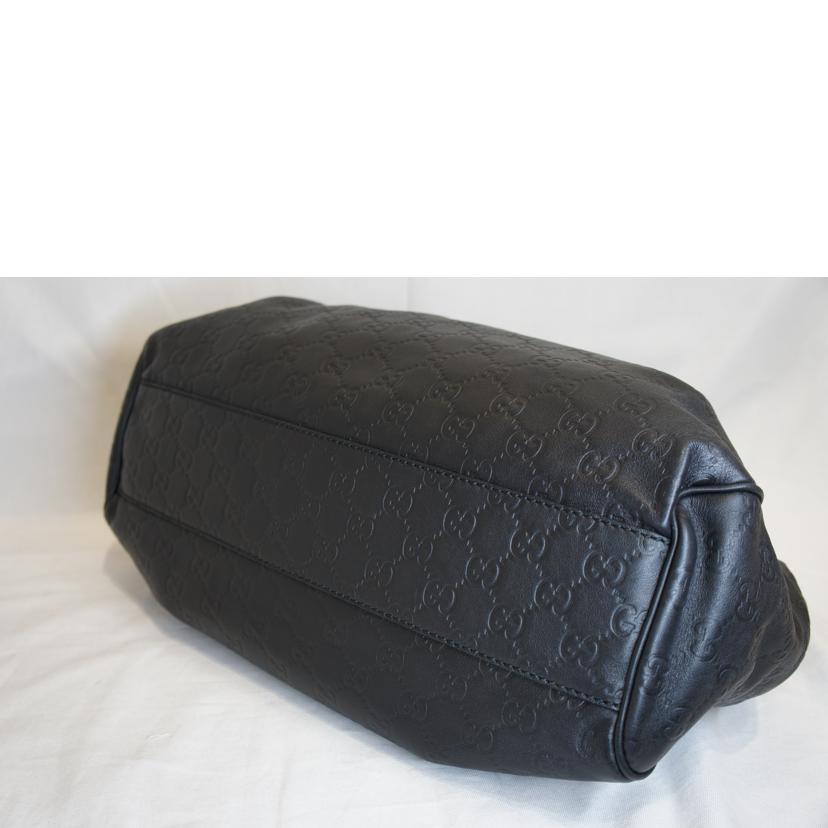 GUCCI グッチ/グッチシマレザーブラックハンド/211944//493492/Aランク/92