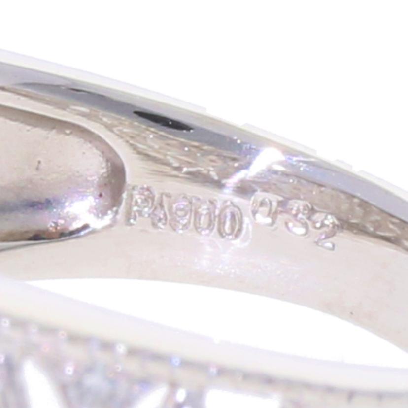 Pt900/ Pt900ダイヤリング0.32ct/#14/8.5//0.32/Aランク/75