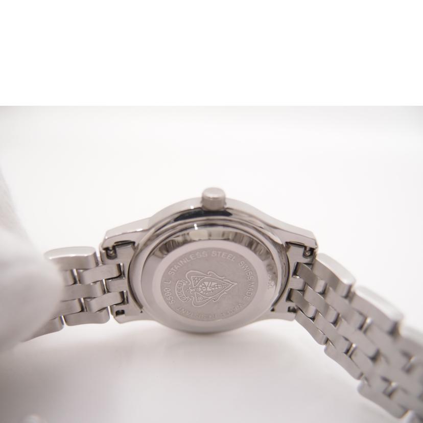 GUCCI グッチ 腕時計 レディース 5500L デイト ステンレス/Gクラス/シェル文字盤/11Pダイヤ/クォーツ/YA055501//12559590/Bランク/69