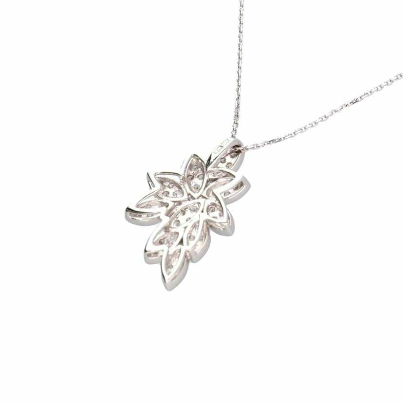 K18WG/K18WGダイヤネックレス 0.535 ct/5.3//0.535/Aランク/75