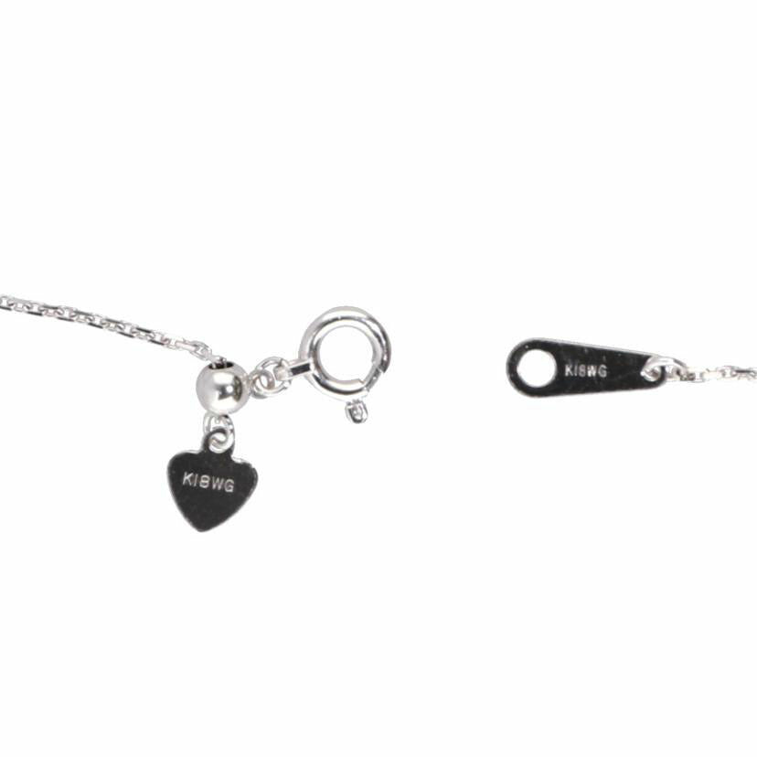 K18WG/K18WGダイヤネックレス 0.535 ct/5.3//0.535/Aランク/75