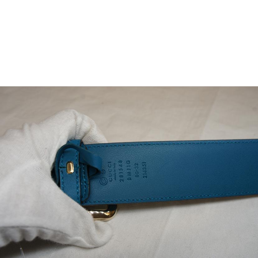 GUCCI グッチ/マイクログッチシマレザーベルト/281548//214***/ABランク/92