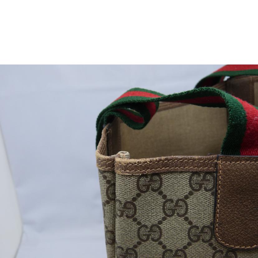 GUCCI グッチ/オールドグッチ GGスプリーム PVCトートバッグ/39.02.003//Bランク/03