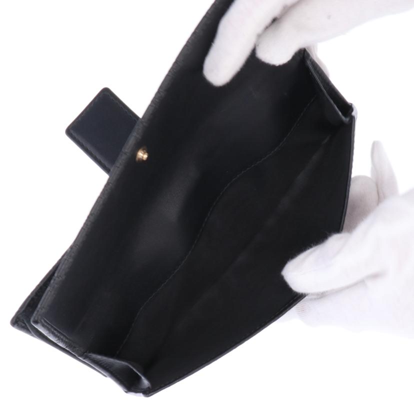 GUCCI グッチ/マイクログッチシマ長財布 BLK/449393//ABランク/75