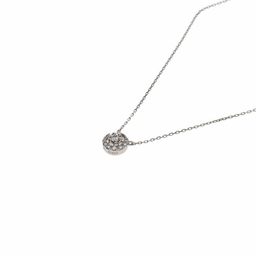 / ヴァンドーム/Pt950/850ダイヤネックレス//Aランク/75