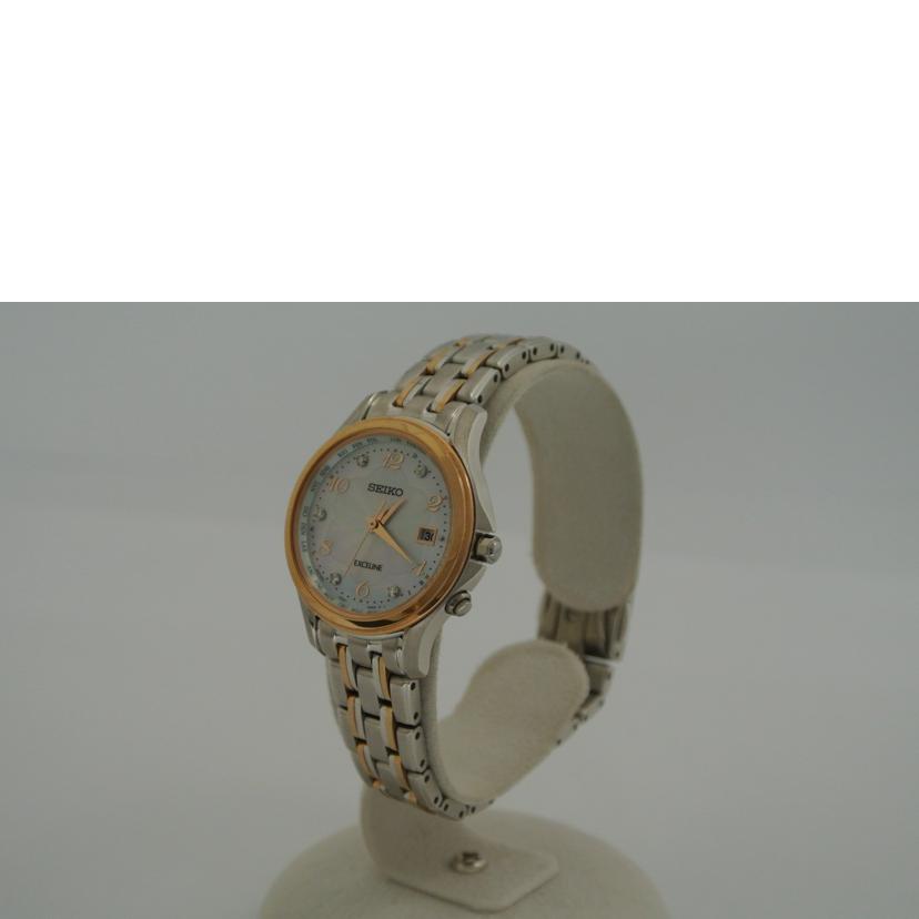 SEIKO セイコー/エクセリーヌ/レディース電波ソーラー/1B35-0AE0//890890/ABランク/87
