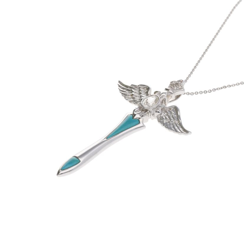 / ◎K18色石ダイヤネックレス0.47/D0.04ct//Aランク/75