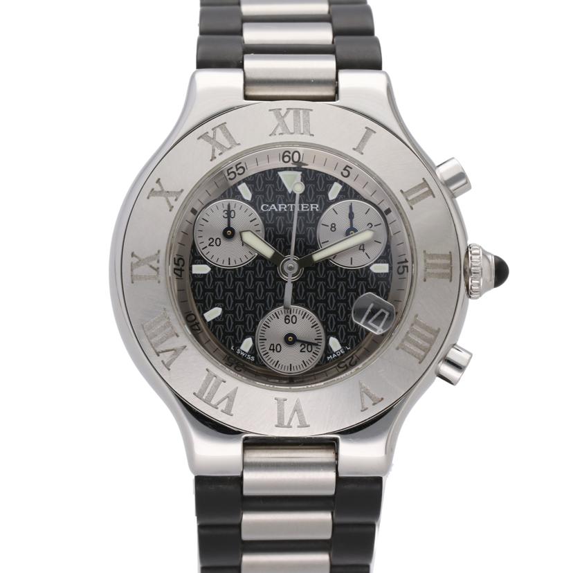 Cartier カルティエ/マスト21/クロノスカフ/クオ-ツ/W10125U2//113217PL/ABランク/62
