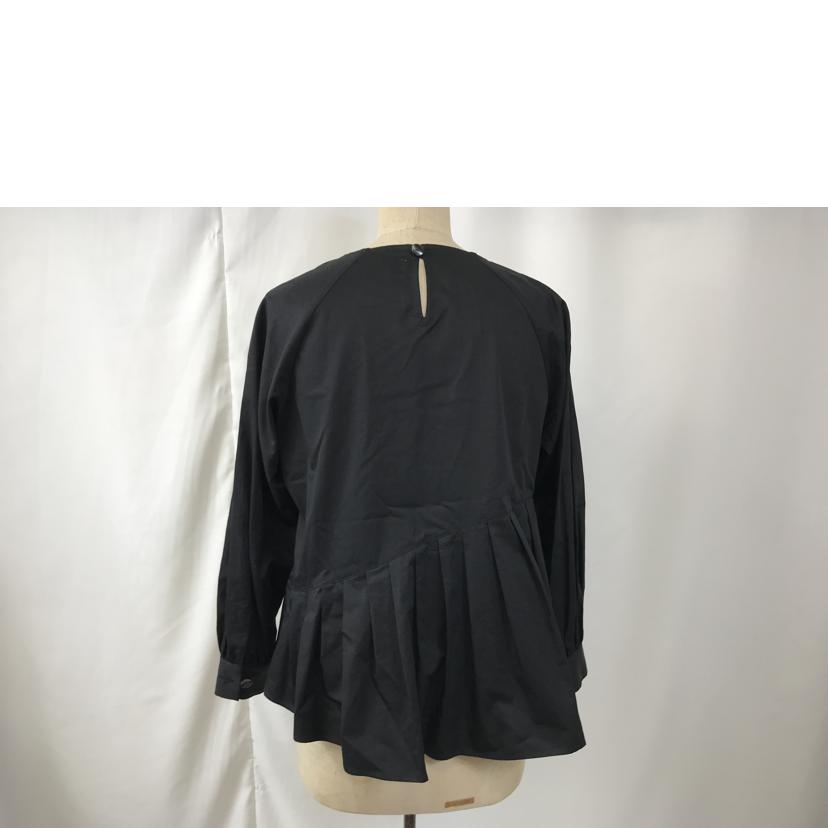 SI-HIRAI スーヒライ/高密度コットンサテンスパイラルブラウス/黒/CHAW20-4206//ABランク/51