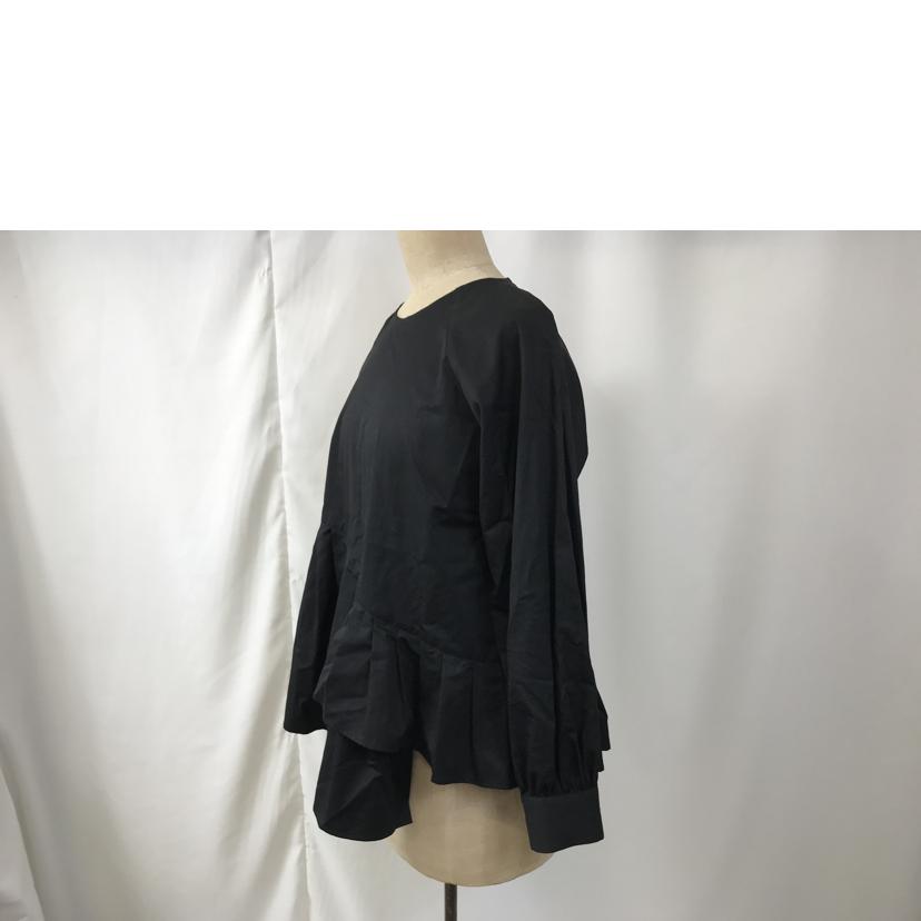 SI-HIRAI スーヒライ/高密度コットンサテンスパイラルブラウス/黒/CHAW20-4206//ABランク/51