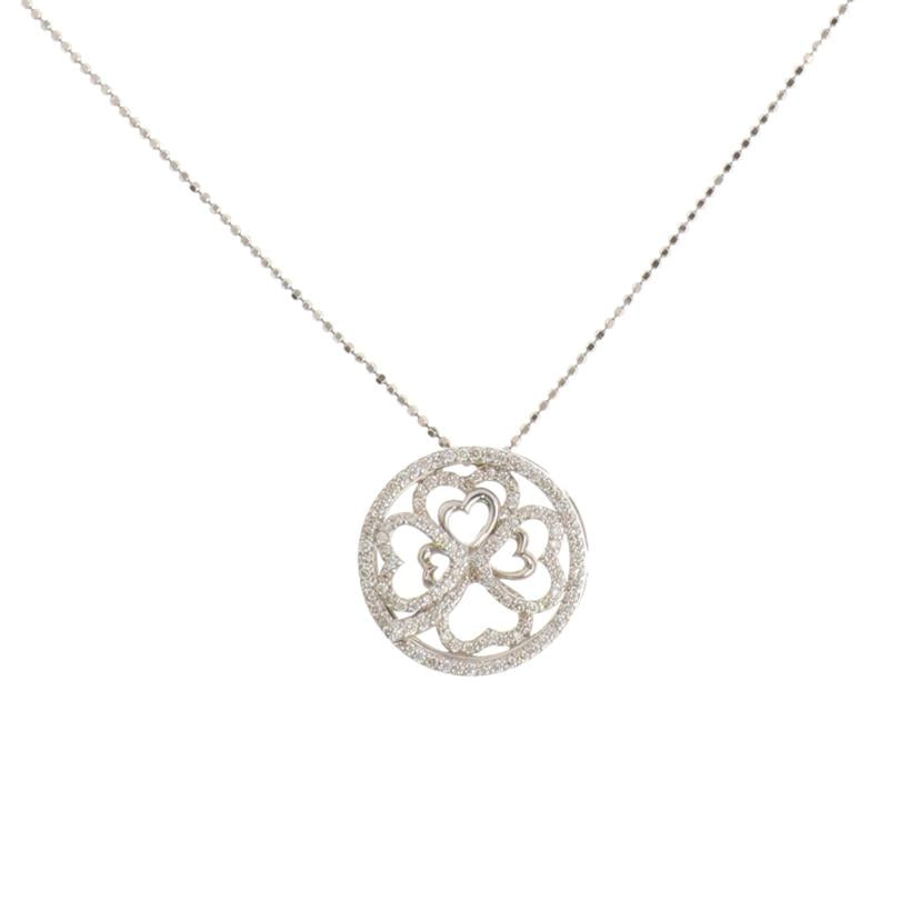 /◎ K18/K18WGダイヤネックレス 0.73/0.27ct//Aランク/75