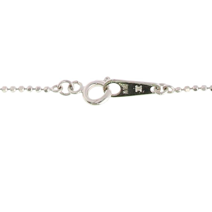 /◎ K18/K18WGダイヤネックレス 0.73/0.27ct//Aランク/75