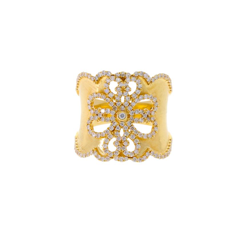 / ◎K18ダイヤリング 0.89ct//Aランク/75