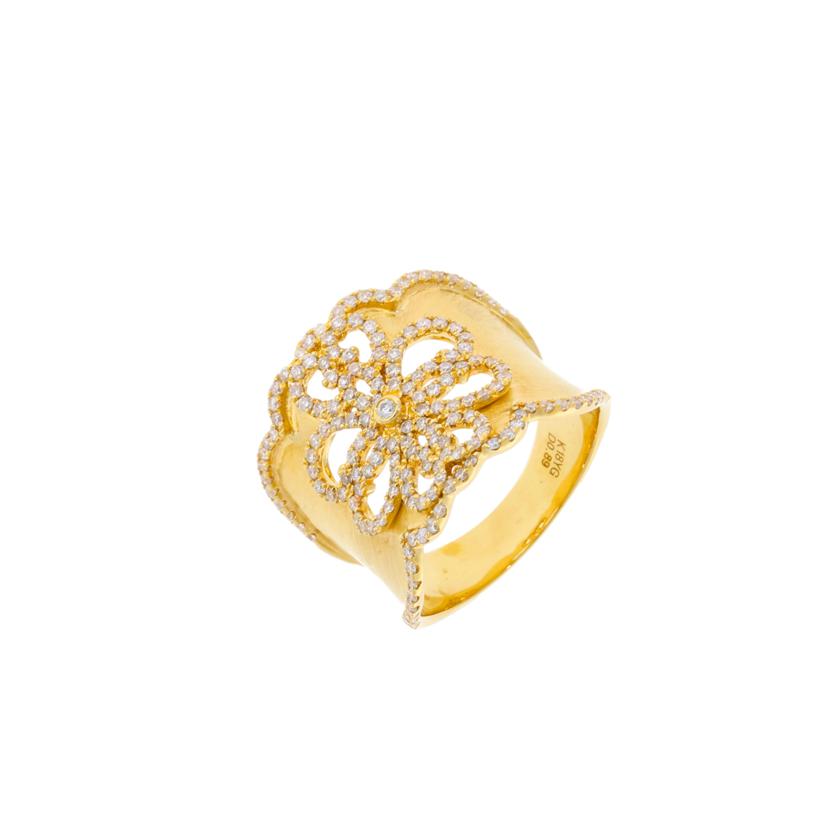 / ◎K18ダイヤリング 0.89ct//Aランク/75