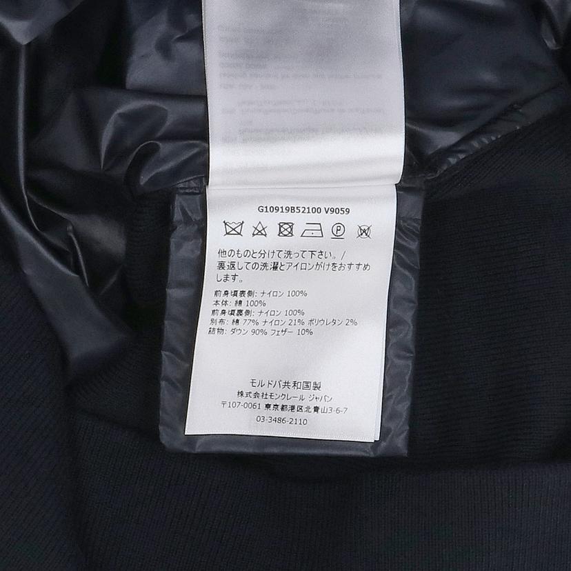 MONCLER モンクレール MONCLER ダウン切替ニットジャケット ブラック メンズ XL/ダウン切替ニットジャケット/ブラック/C-TIND-20-18636//G10919B52100V9059/Aランク/37