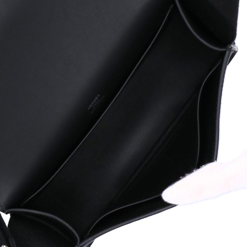 HERMES エルメス/ゲタ/シェーヴル/NOIR×HAVENE//B/Sランク/91