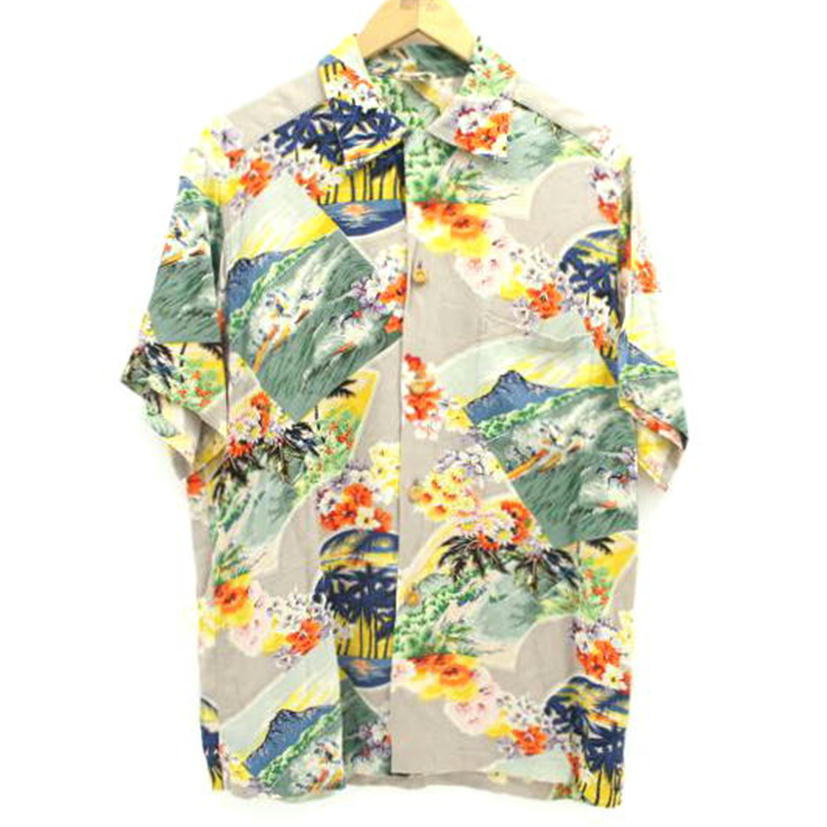 SUN SURF サンサーフ/アロハシャツ/HEYDAYS OF HAWAII/GRAY/SS32298//Bランク/05