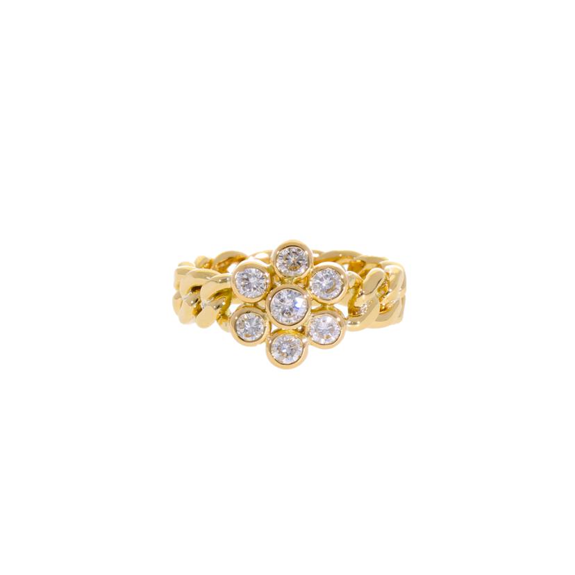 / K18ダイヤリング 0.10/0.41ct//Aランク/75