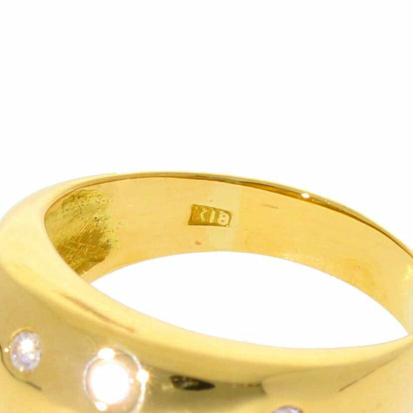 / K18ダイヤリング 0.65ct//Aランク/75