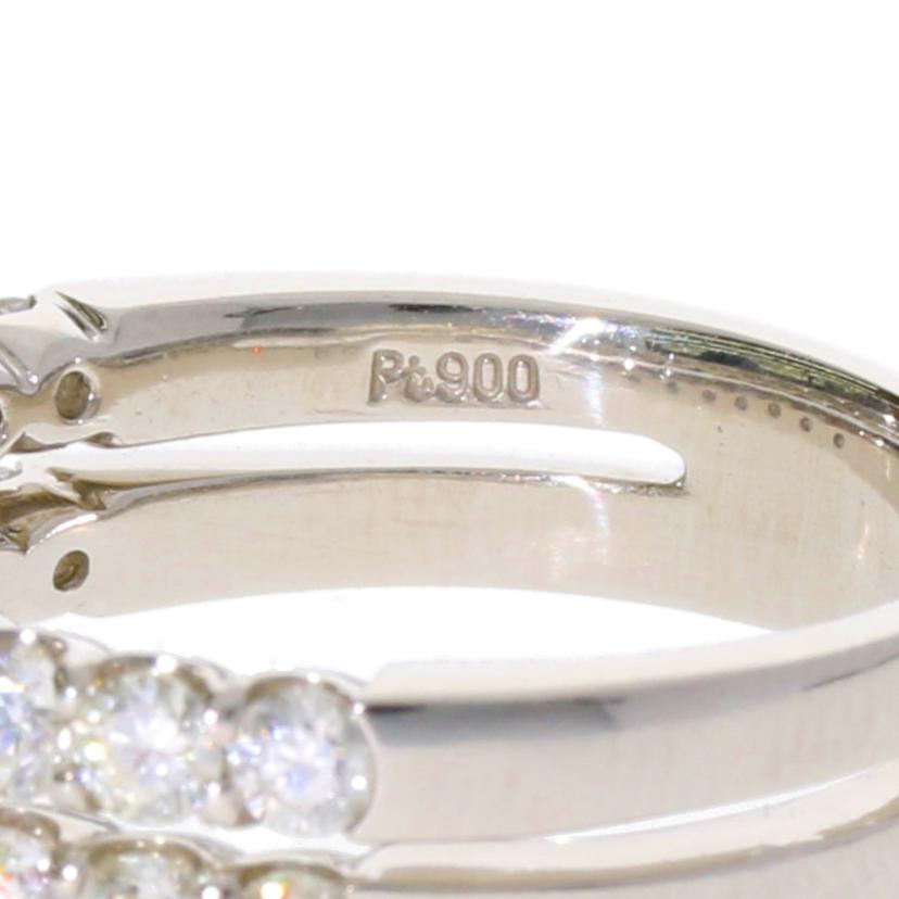 Pt900/ Pt900ダイヤリング1.00ct/#11/6.9//1.00/Aランク/75