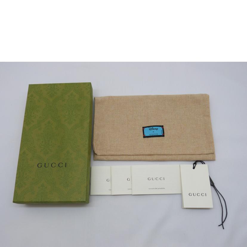 GUCCI グッチ/デxジズニーコラボ ドナルドダッグラウンドファスナー財布/647940//2184/Aランク/03