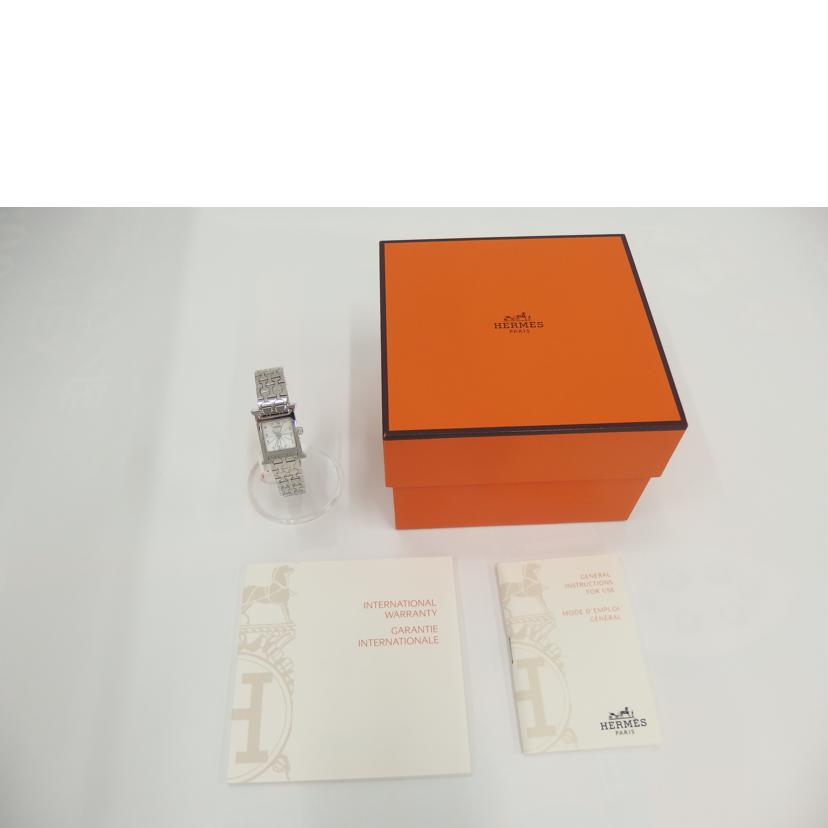 HERMES エルメス/Hウォッチ/シェル文字盤/クォーツ/HH1.110//2648354/ABランク/82