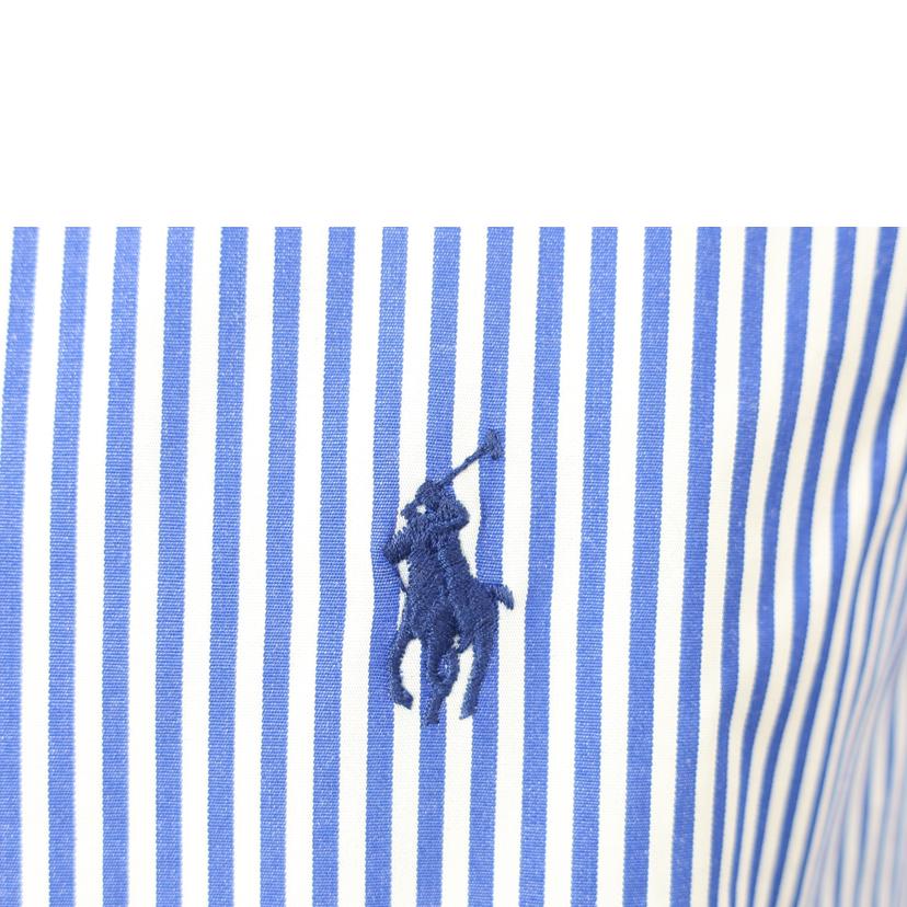 POLO Ralph Lauren ラルフローレン/長袖ストライプシャツ ワイシャツ ボーダー ブルー メンズ/MNPOWOV16822592//SAランク/65