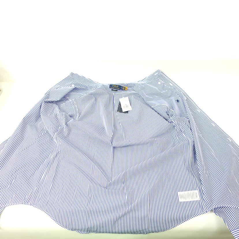 POLO Ralph Lauren ラルフローレン/長袖ストライプシャツ ワイシャツ ボーダー ブルー メンズ/MNPOWOV16822592//SAランク/65
