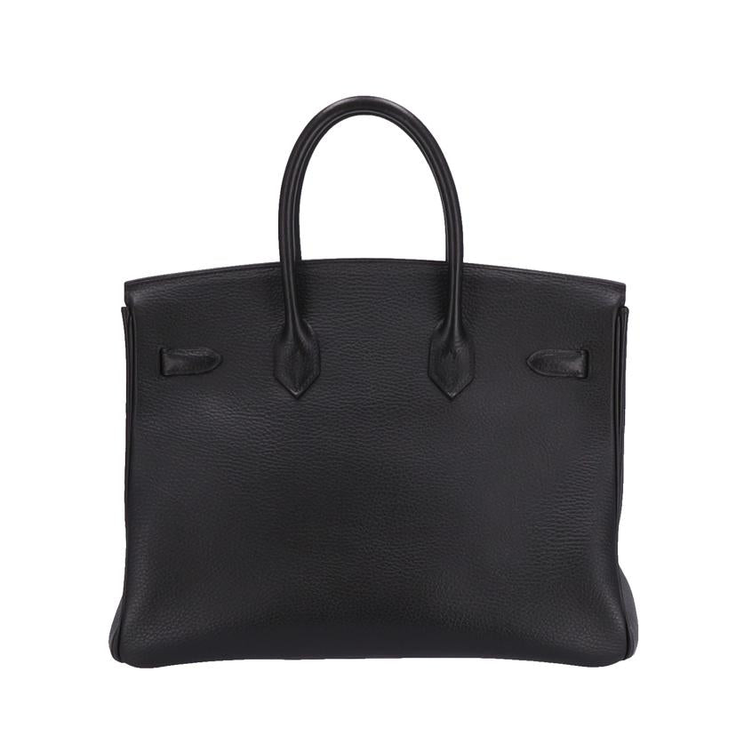 HERMES エルメス トートバッグ ハンドバッグ ゴールド金具 2001年頃製造/バーキン35/トゴ/ブラック//□E刻(01)/ABランク/75