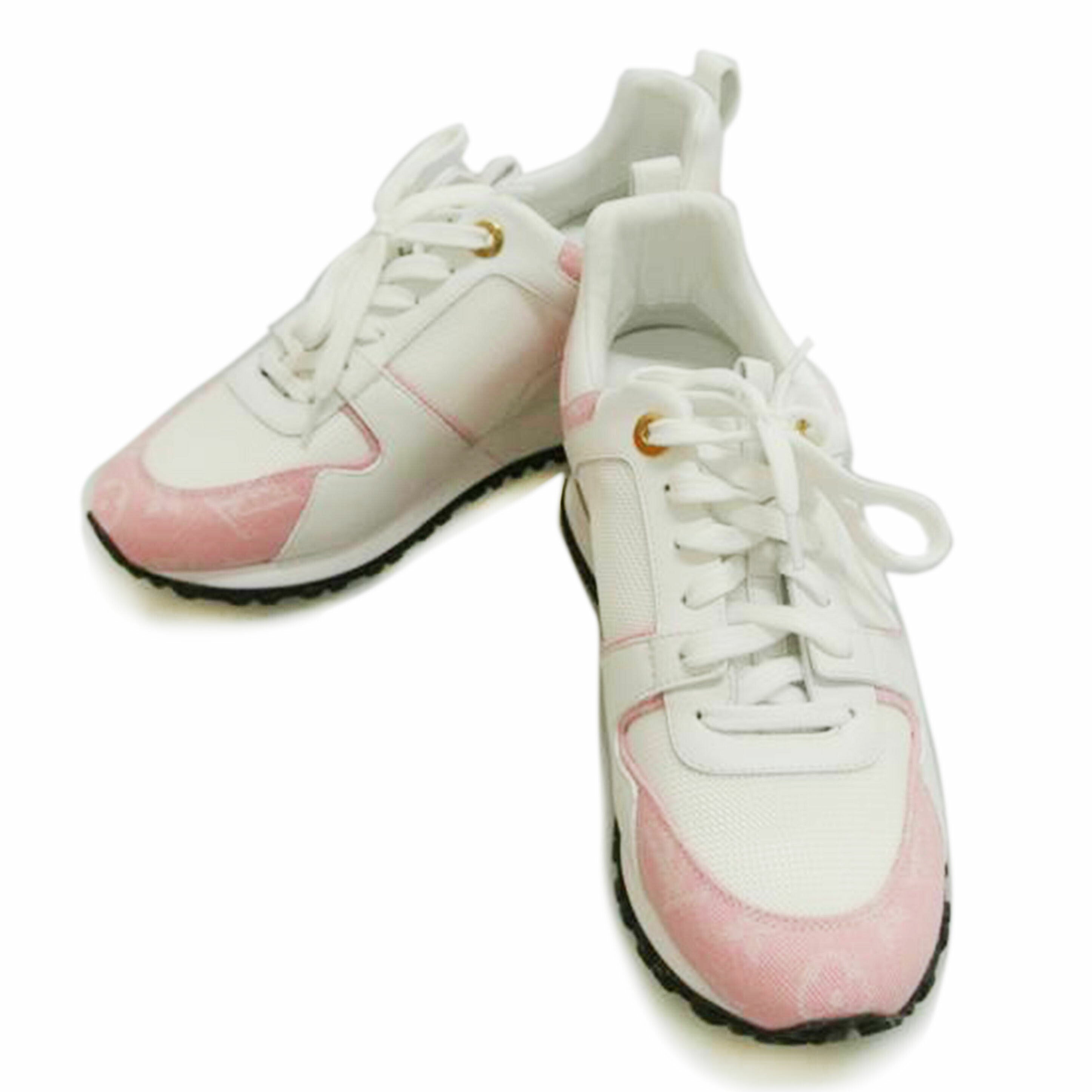 LV ルイヴィトン/LVスニーカー/白/ピンク/38//CL0189/SAランク/87