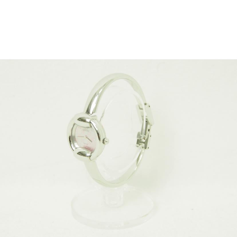 GUCCI/バングルウォッチ/クオーツ/ピンクシェル文字盤/1400L//13464765/Bランク/78