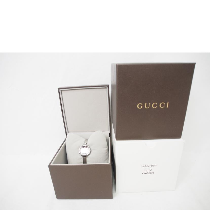 GUCCI/バングルウォッチ/クオーツ/ピンクシェル文字盤/1400L//13464765/Bランク/78