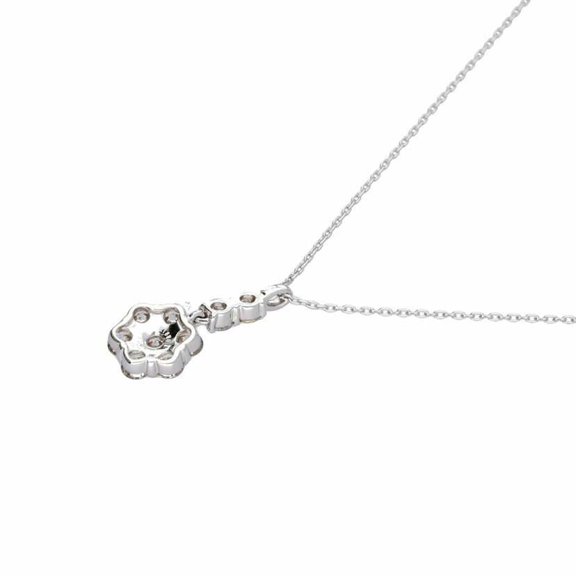 / K18WGダイヤネックレス 1.00ct//Aランク/75