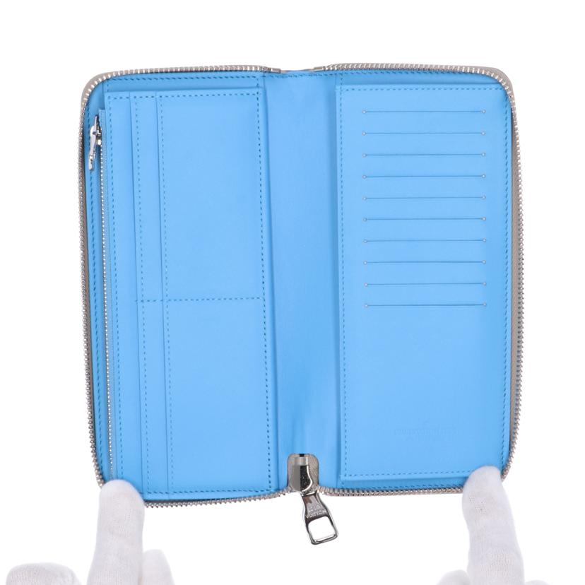 LOUIS VUITTON ルイヴィトン/ジッピーウォレット・ヴェルティカル GRY/SAX/M81573//ICタグ/SAランク/75