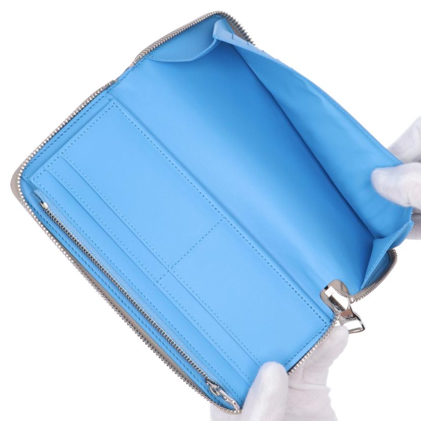 LOUIS VUITTON ルイヴィトン/ジッピーウォレット・ヴェルティカル GRY/SAX/M81573//ICタグ/SAランク/75