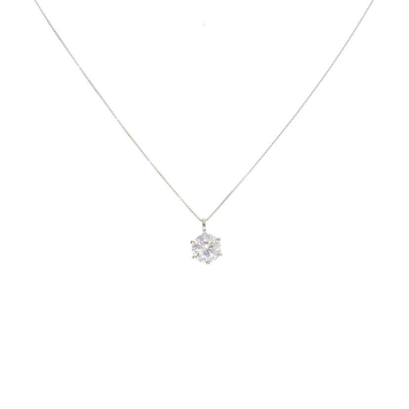 / ◎Pt900/850ダイヤネックレス1.004ct//Aランク/75