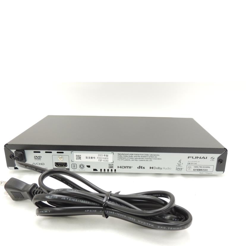 FUNAI フナイ/BDプレーヤー/FBP-H240//P20316408/Aランク/69