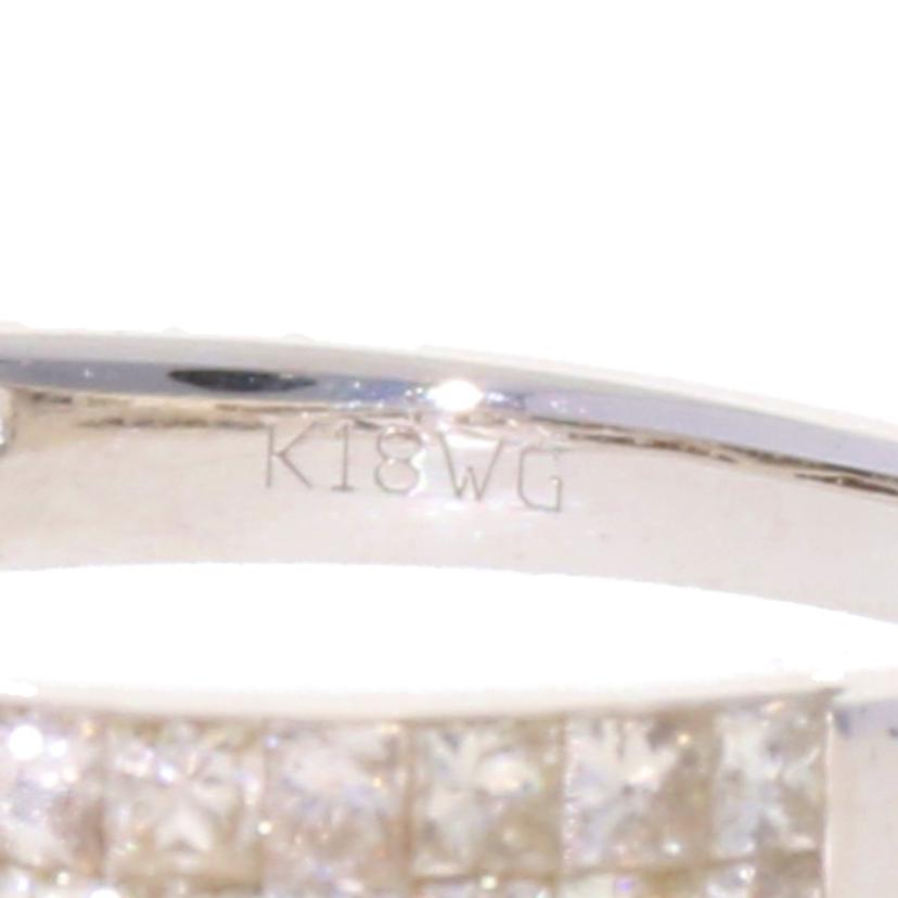 /K18WGダイヤリング0.69/#9.5//Aランク/75