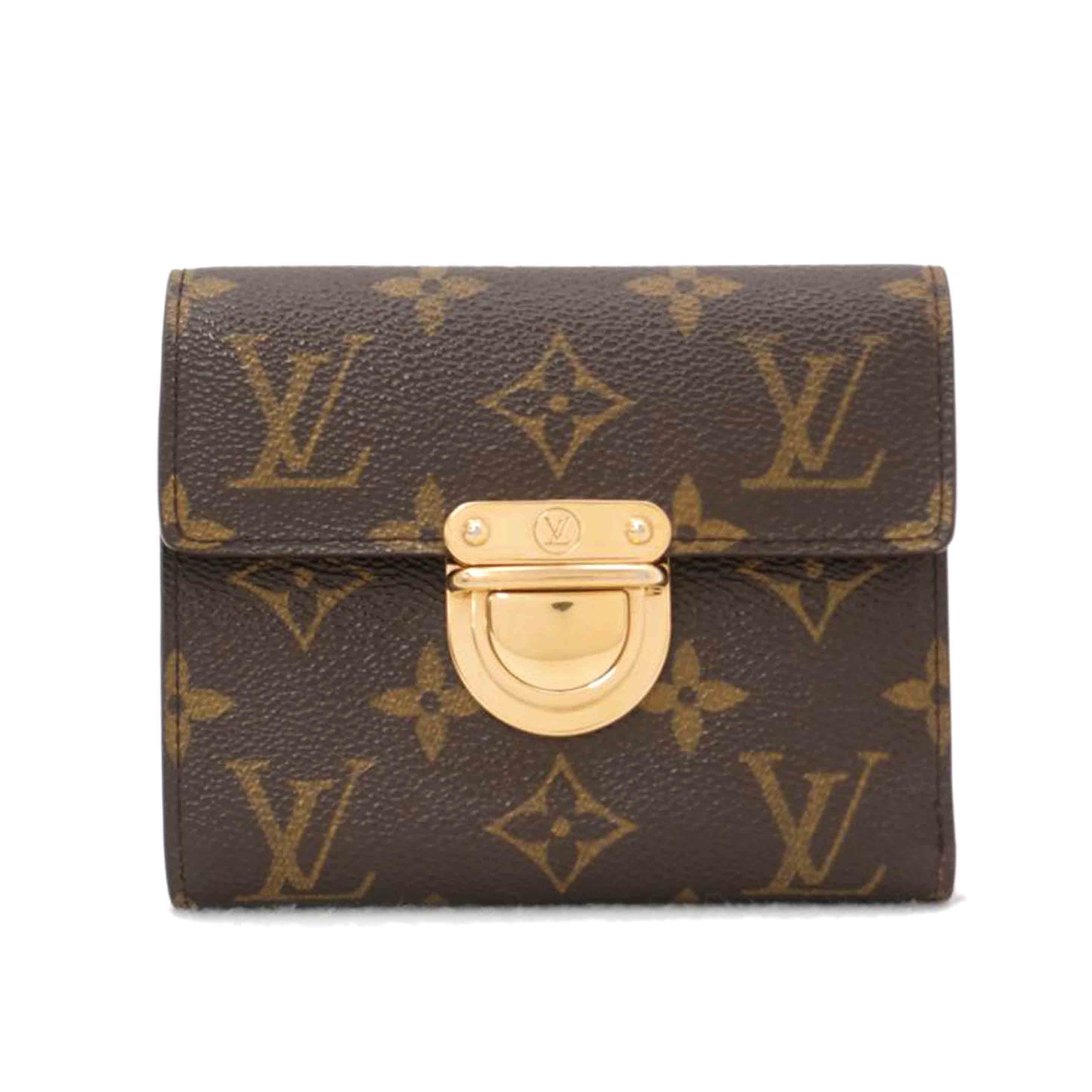 LOUIS VUITTON ルイ・ヴィトン 財布 ブラウン 茶 三つ折り財布 レディース メンズ ゴールド金具/ポルトフォイユ・コアラ/モノグラム/M58013//TH1***/ABランク/69