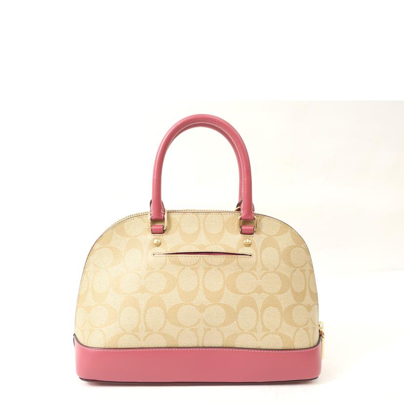 COACH コーチ/シグネチャー2WAYバッグ ハンド ショルダー ミニバッグ ピンク/F27533//F1923/Aランク/65