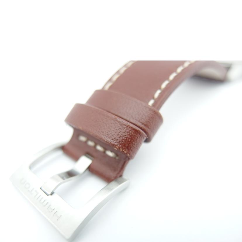 HAMILTON ハミルトン/カーキフィールド/クオーツ/レザーベルト/H68411533//H68****/Aランク/83